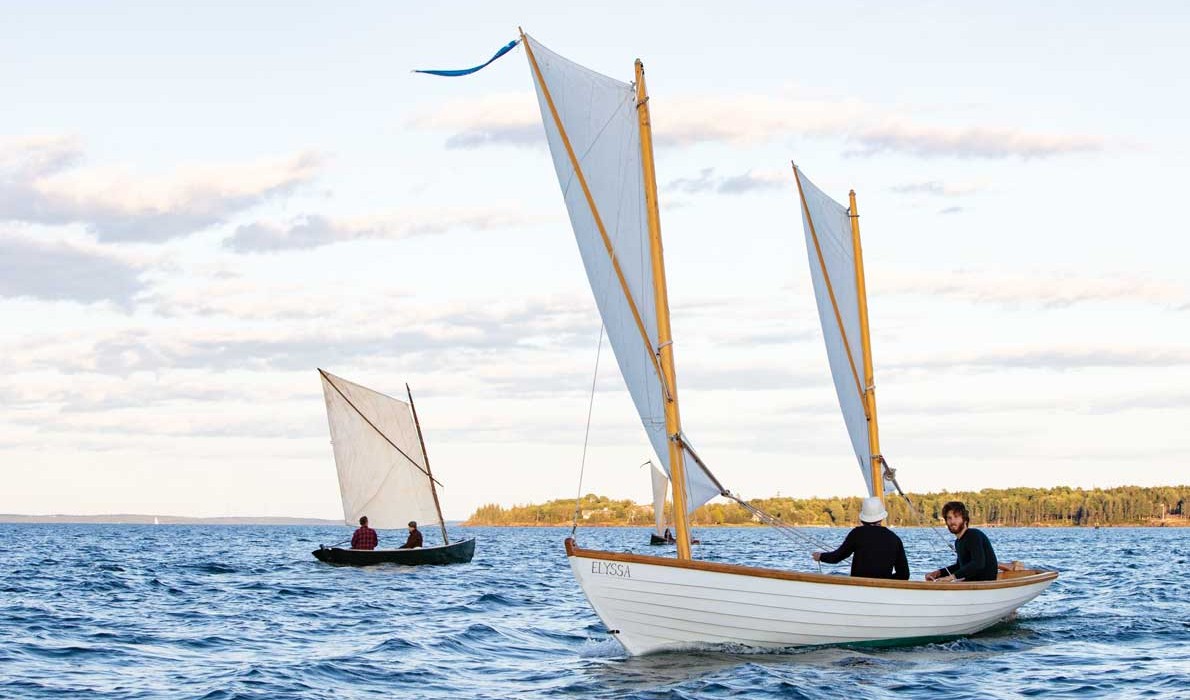 Sailing on Rockland Harbor