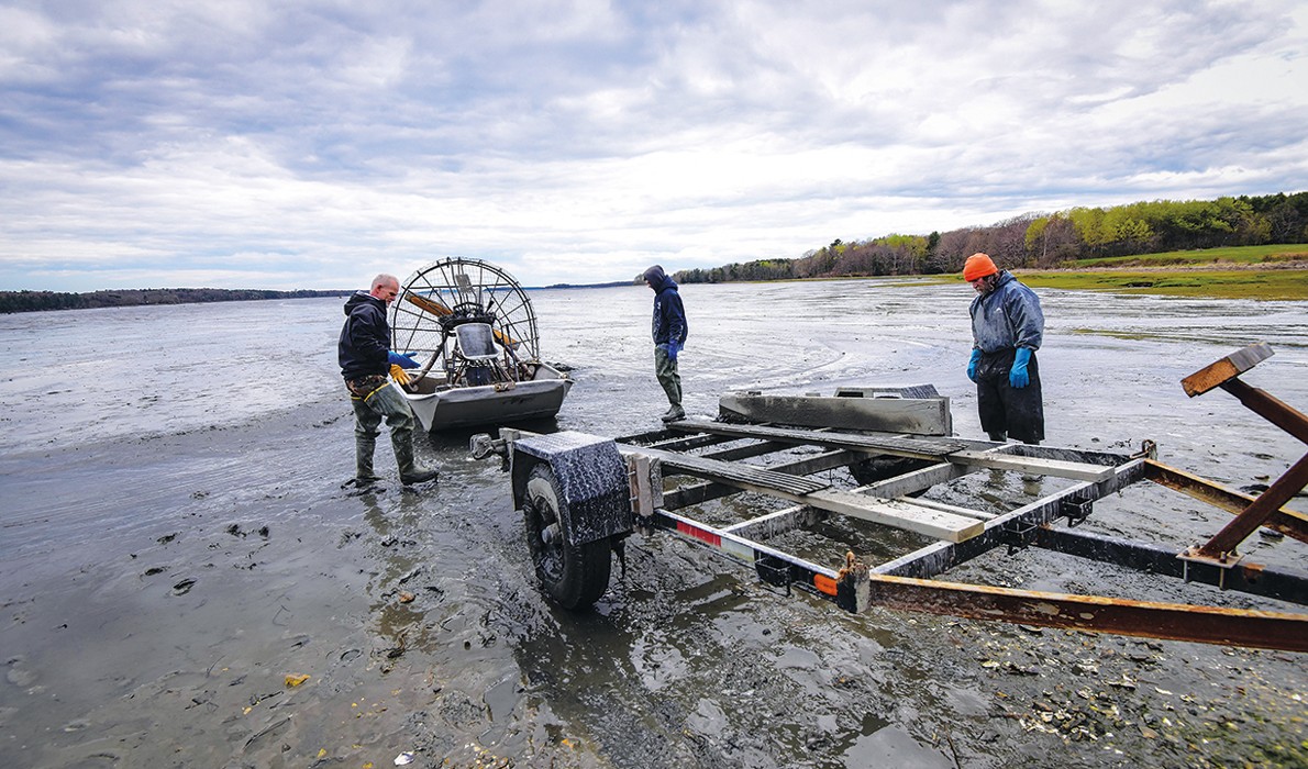 Launching airboat