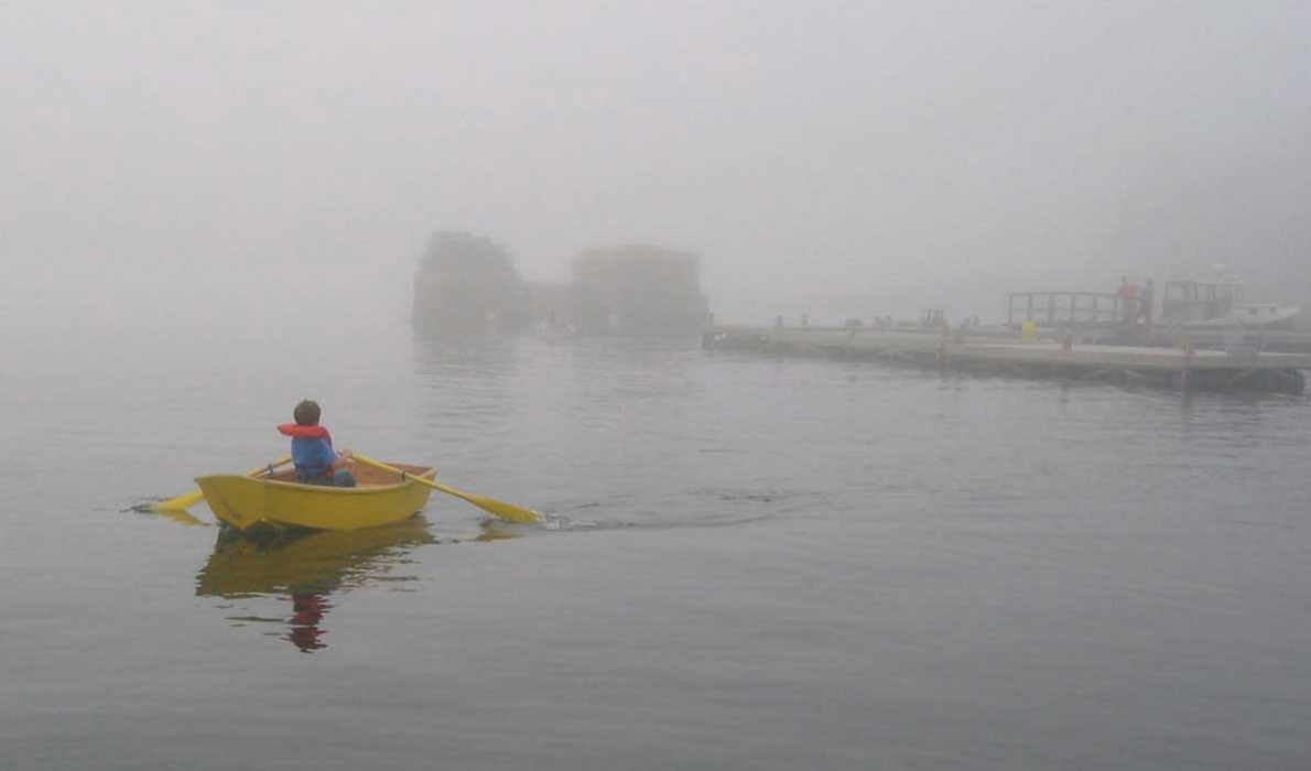 Ben Stevens rowing