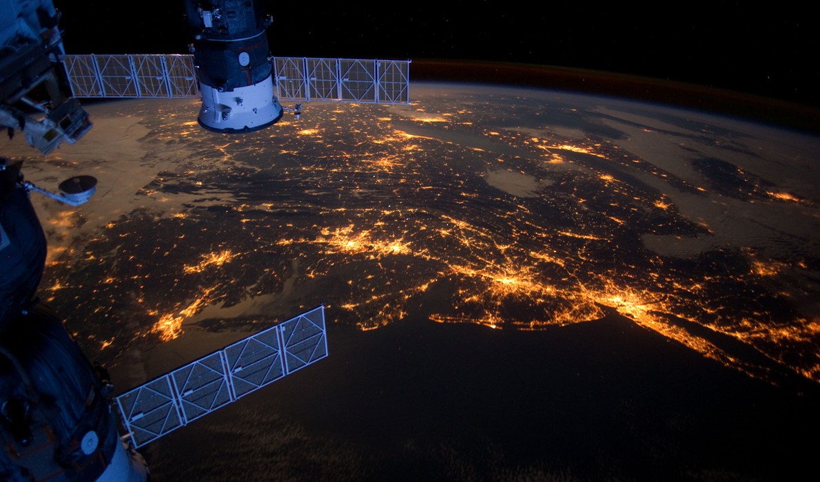 The Eastern Seaboard from space