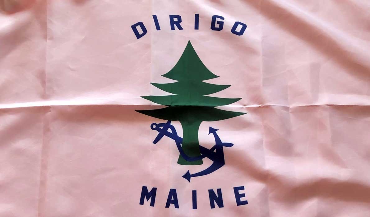 Maine State Merchant Marine flag