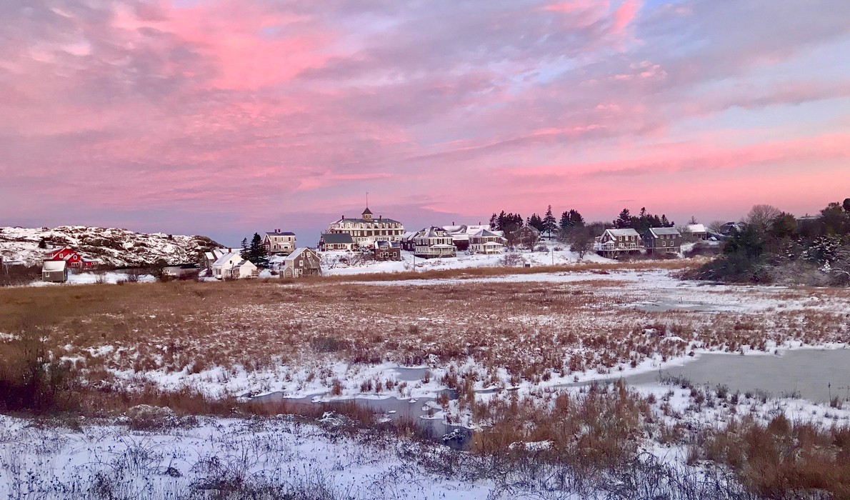 Monhegan's meadow is part of the island's freshwater aquifer.