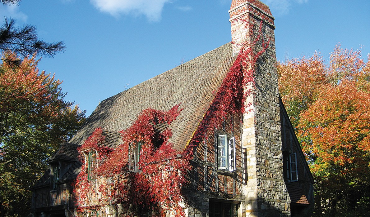 The gatehouse at the Jordan Pond House. PHOTO: COURTESY FRIENDS OF ACADIA