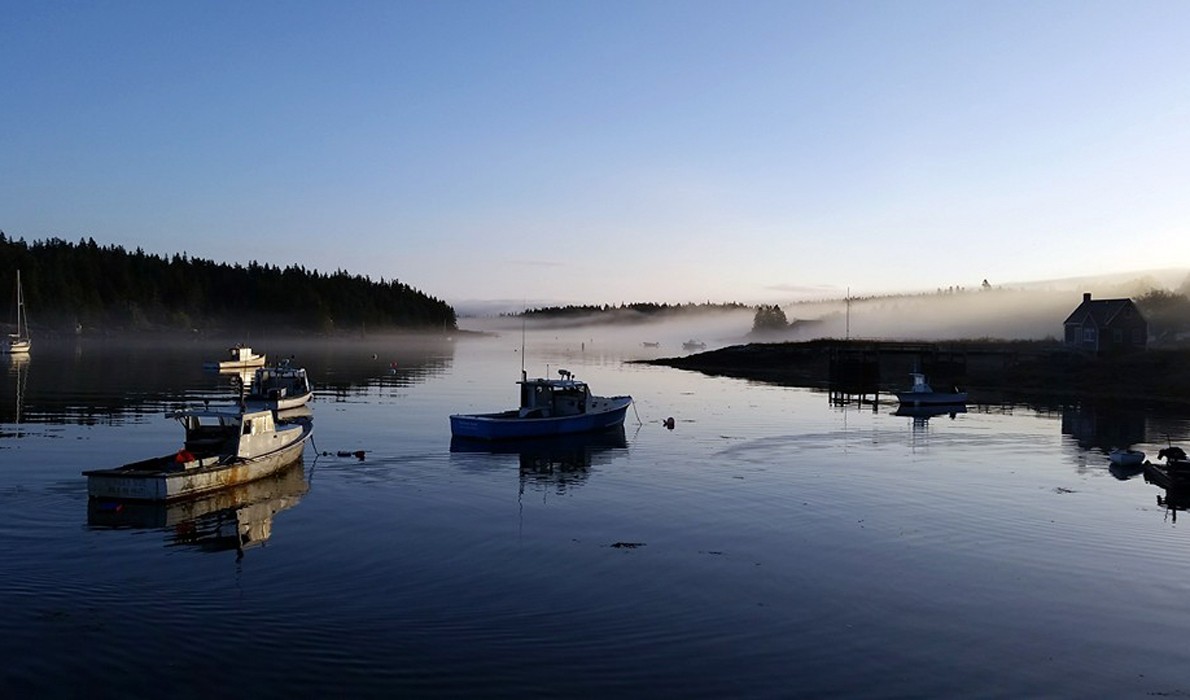 Isle au Haut at dawn