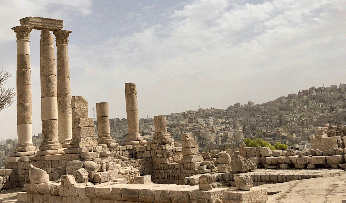 The Temple of Hercules in Amman, Jordan.