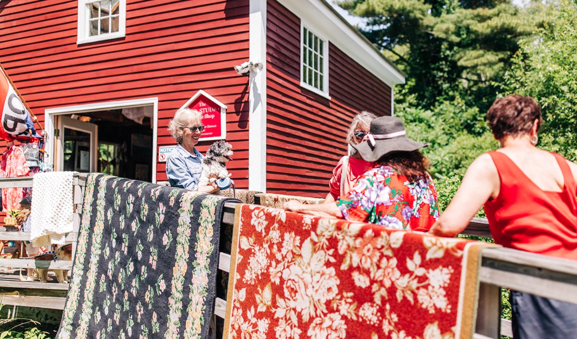 The Red Studio, a second-hand store on Chebeague Island, raises funds for the island's eldercare facility, the Commons.