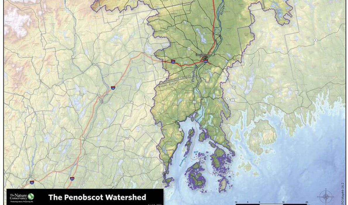 Map of Penobscot Watershed