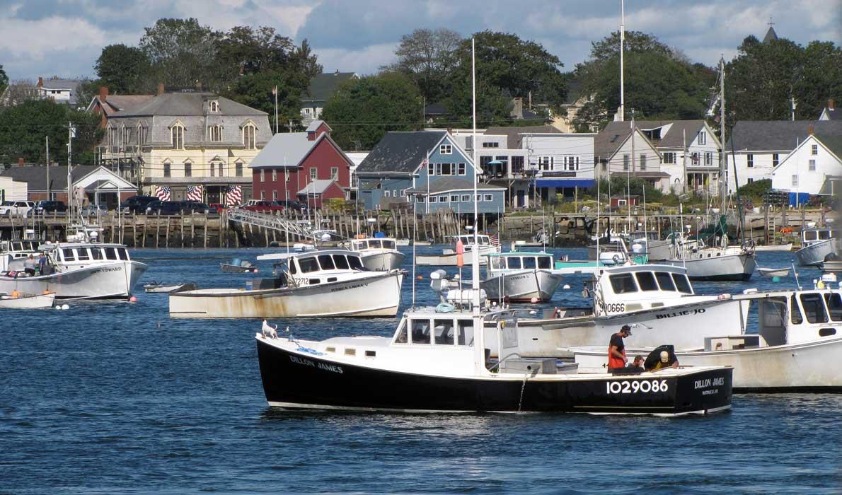 End of the day of fishing on Vinalhaven.