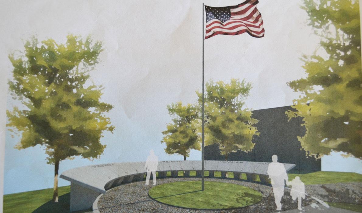 Plans for the veterans memorial on Vinalhaven