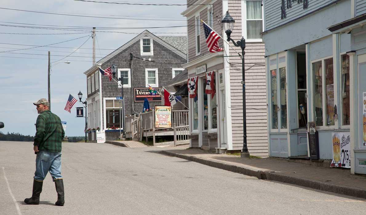 Lubec street scene