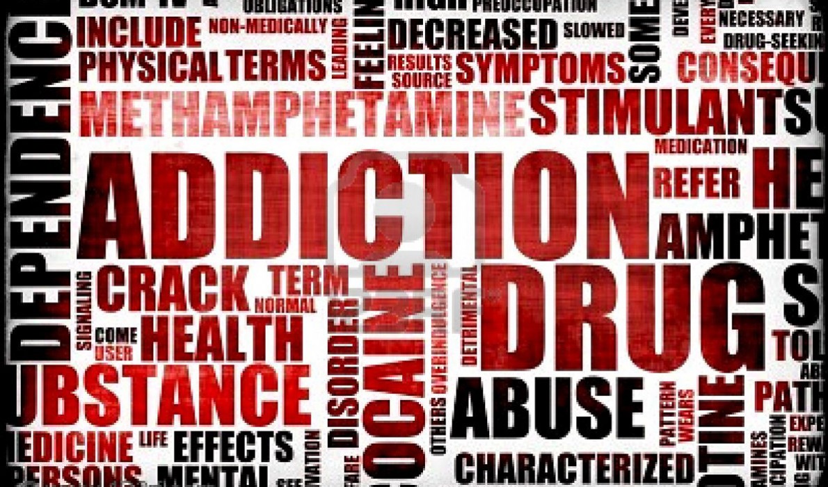 The words surrounding addiction