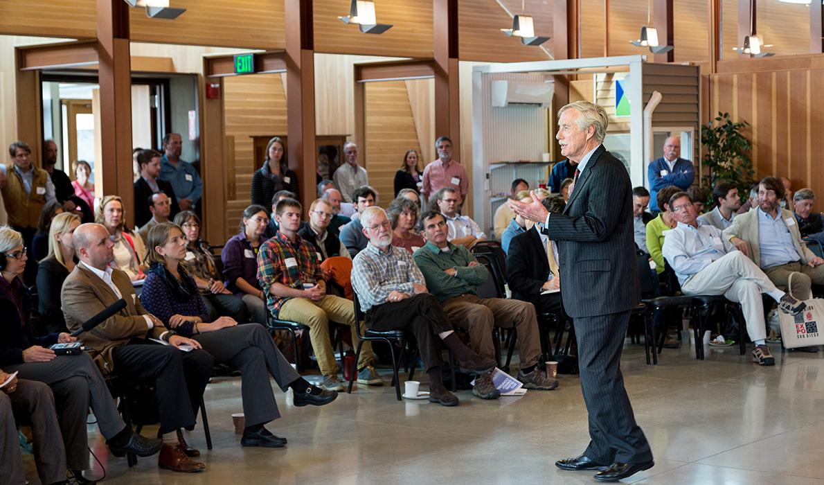 Sen Angus King speaks