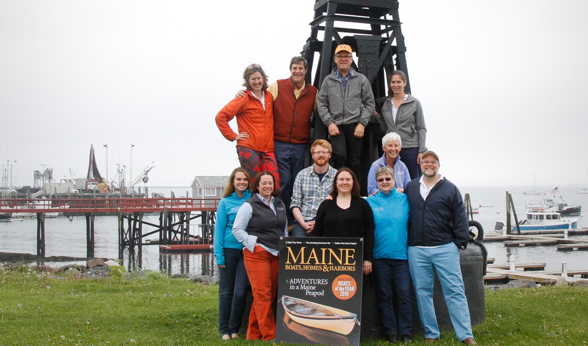 The crew that publishes Maine Boats, Homes & Harbors