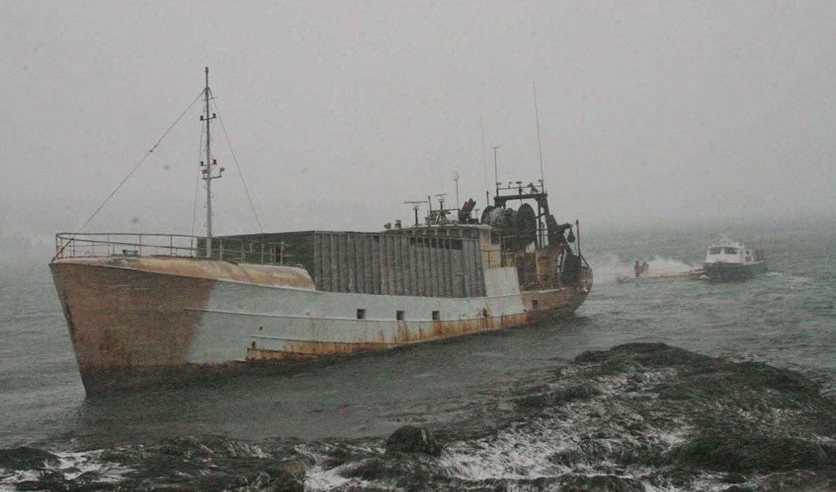 The fishing vessel Westward.