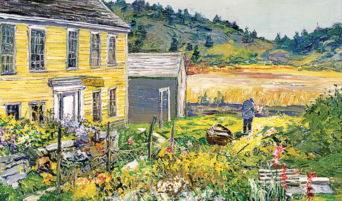 "The Toymaker's Home," 1928, by Edward W. Redfield