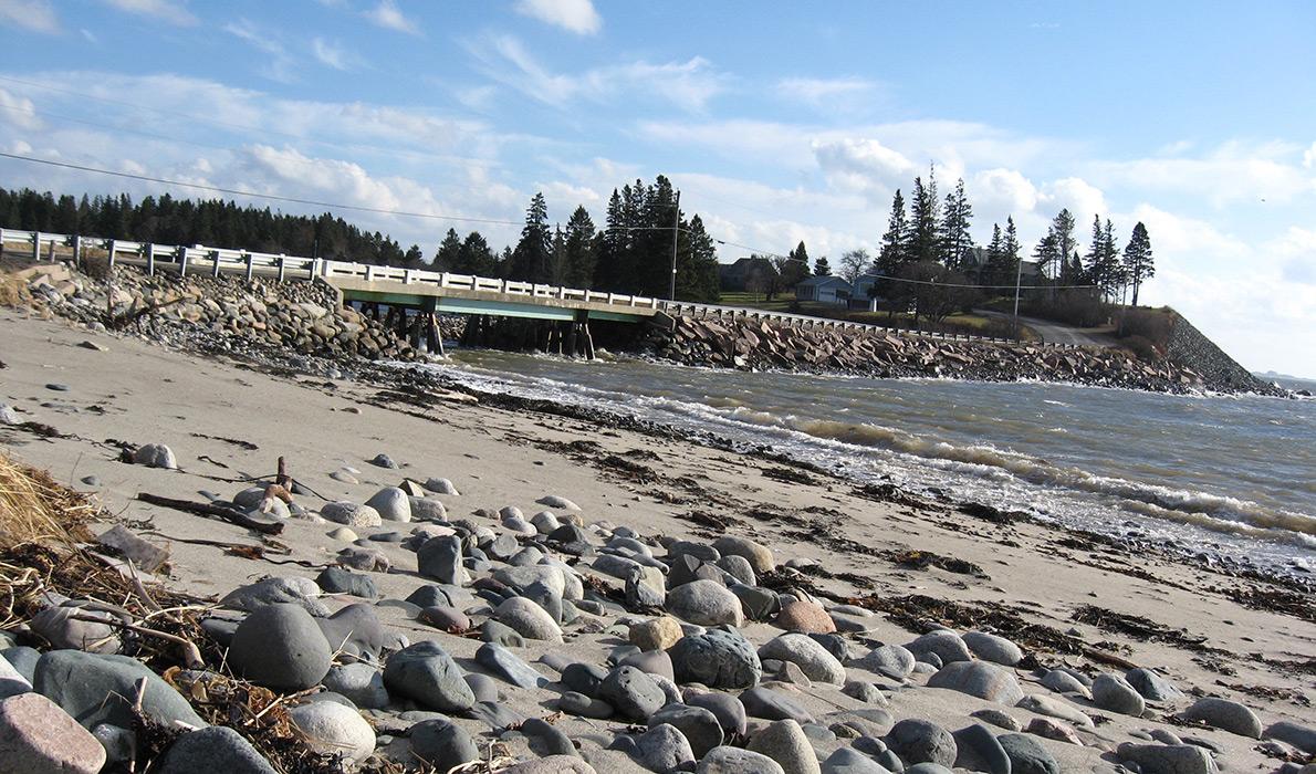 Mystery coastal scene