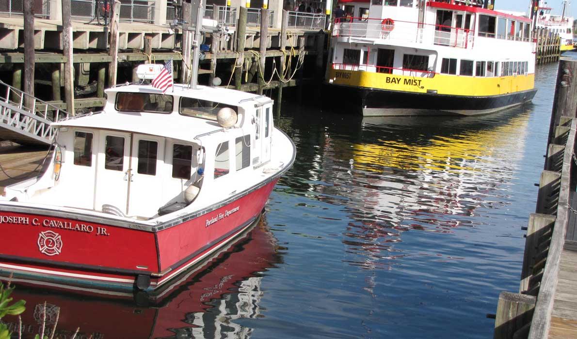 Cisco Bay Lines pier