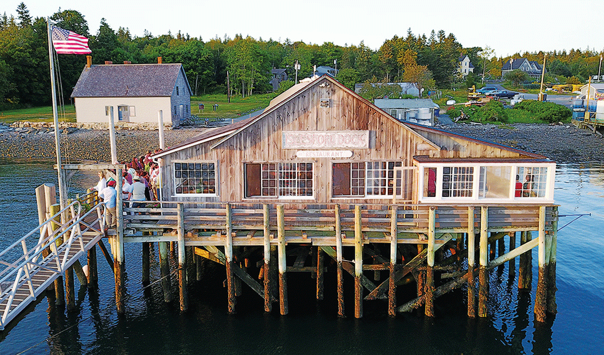 The Islesford Dock restaurant