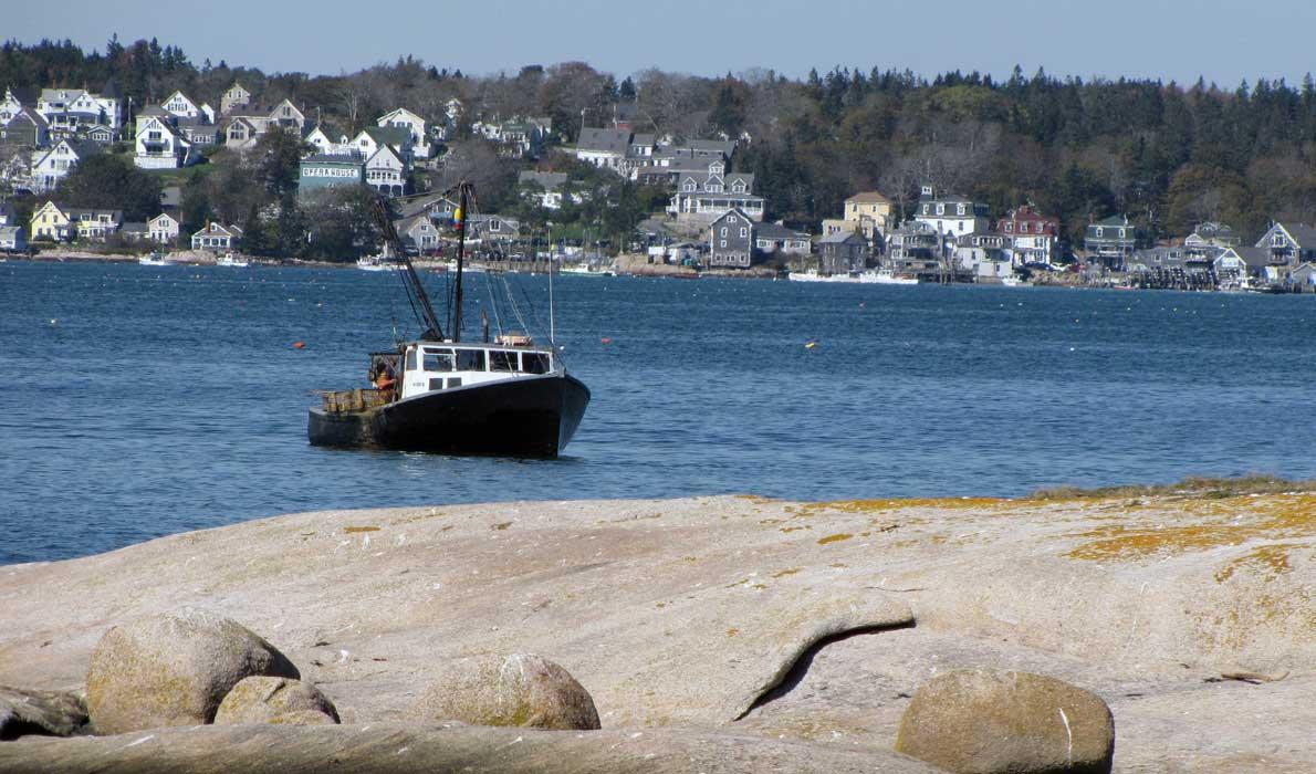 Fishing off Stonington.