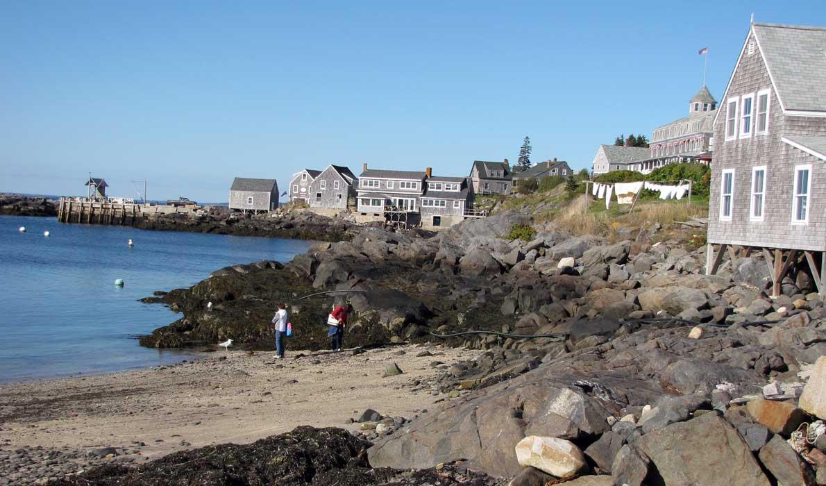 Monhegan shoreline