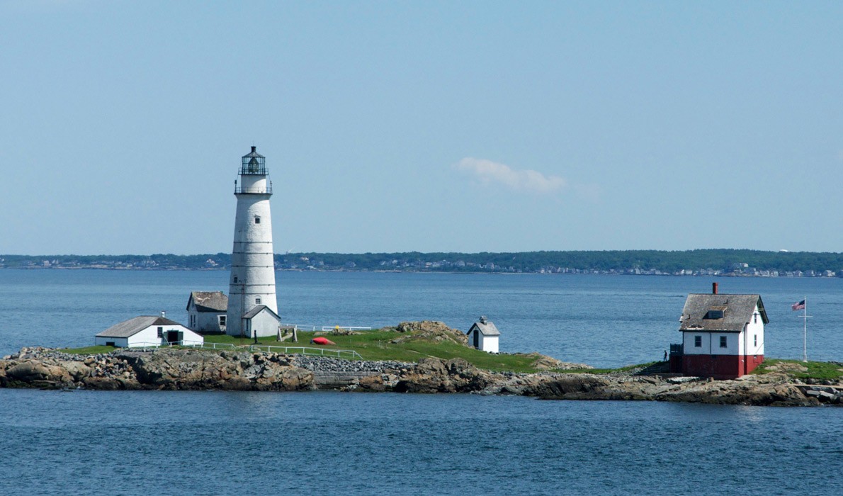 Boston's outer harbor.