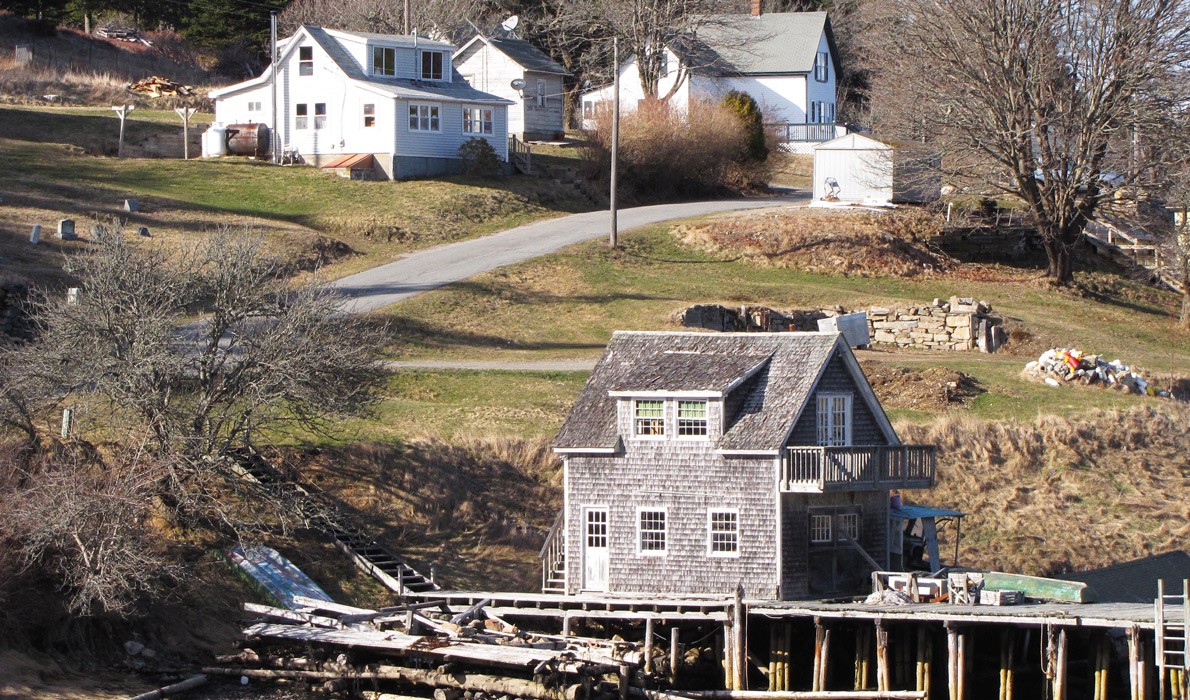 From the harbor, Frenchboro.