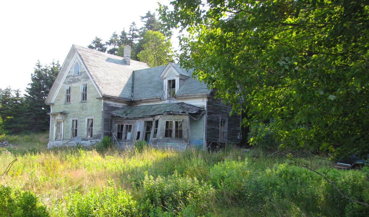 Old house on Swan's Island.